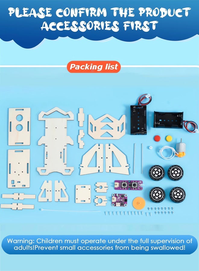 Solar Car Model Kits to Build Science kit Science Experiment Kit for Applicable to Youth Age Robotic Stem Project Build Educational DIY STEM Set - Image 4